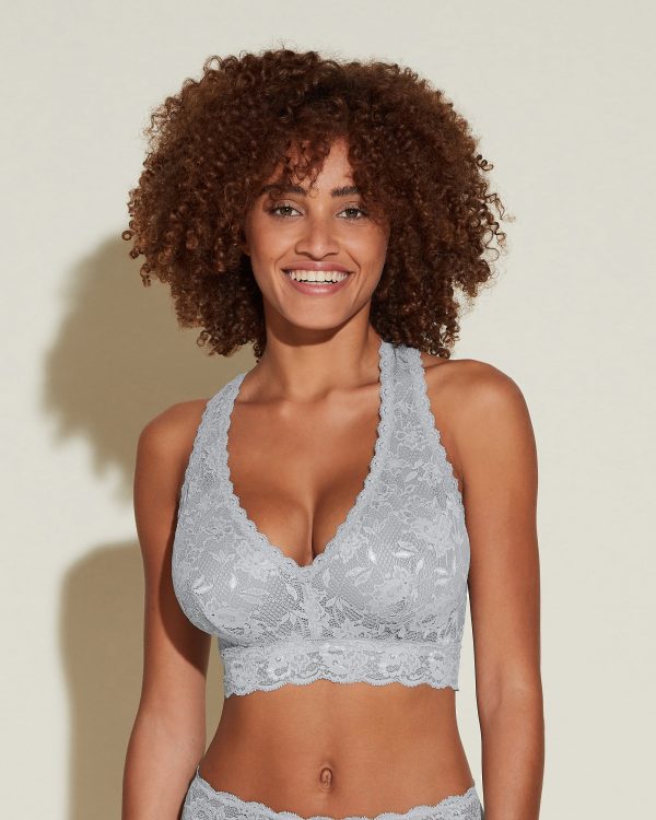 Bralette Curvy Racie Con Spalline Incrociate Bralette on Sale
