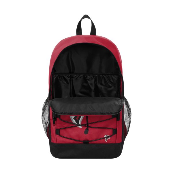 Atlanta Falcons NFL Big Logo Bungee Backpack Online Sale - Image 3