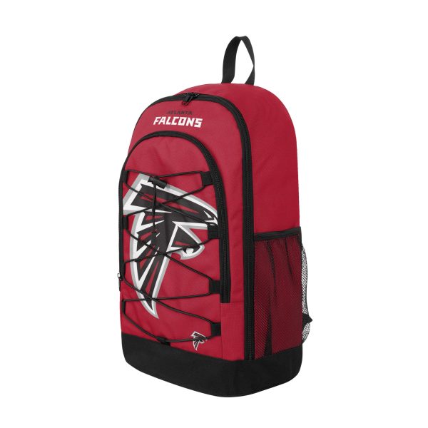 Atlanta Falcons NFL Big Logo Bungee Backpack Online Sale - Image 2