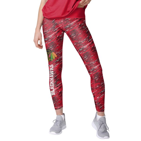 Chicago Blackhawks NHL Womens Static Rain Leggings Online