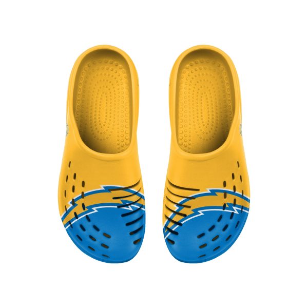 Los Angeles Chargers NFL Mens Colorblock Big Logo Clog Online - Image 4