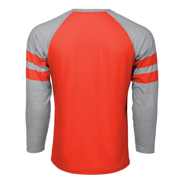 Cleveland Browns NFL Mens Team Stripe Wordmark Raglan T-Shirt Online Hot Sale - Image 5