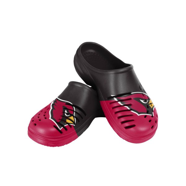 Arizona Cardinals NFL Mens Colorblock Big Logo Clog Online Hot Sale