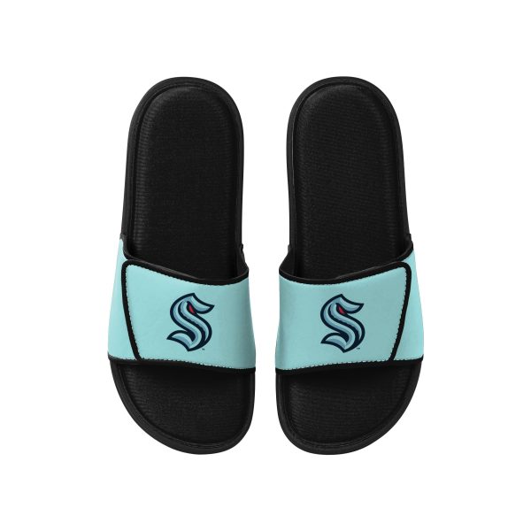 Seattle Kraken NHL Mens Foam Sport Slide Sandals Online now - Image 4