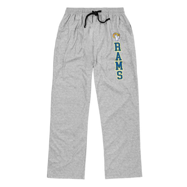 Los Angeles Rams NFL Mens Athletic Gray Lounge Pants Online Hot Sale - Image 4