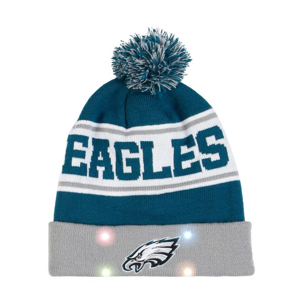 Philadelphia Eagles NFL Snow Stealer Light Up Beanie Online Hot Sale - Image 2