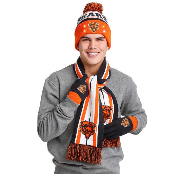 Chicago Bears NFL Snow Stealer Cold Weather Set Sale