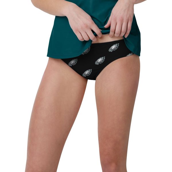 Philadelphia Eagles NFL Womens Summertime Mini Print Bikini Bottom Supply