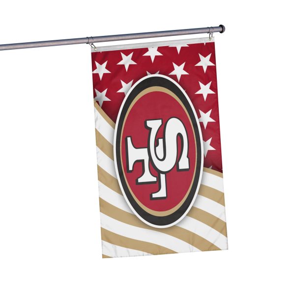 San Francisco 49ers NFL Americana Horizontal Flag Online Sale