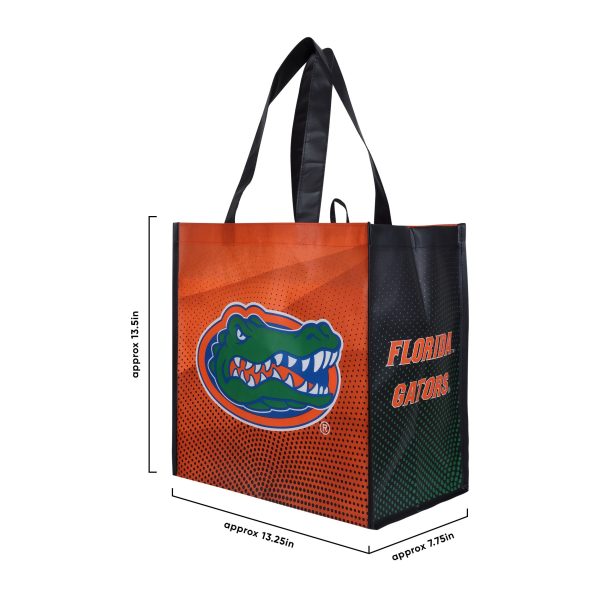 Florida Gators NCAA 4 Pack Reusable Shopping Bag Discount - Image 3
