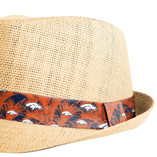 Denver Broncos NFL Trilby Straw Hat Cheap - Image 3