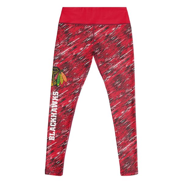 Chicago Blackhawks NHL Womens Static Rain Leggings Online - Image 5