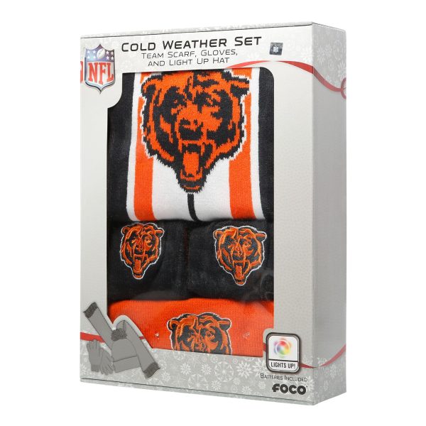 Chicago Bears NFL Snow Stealer Cold Weather Set Sale - Image 5