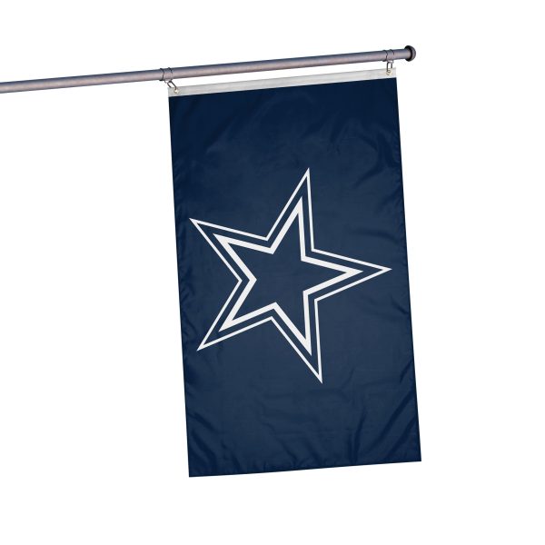 Dallas Cowboys NFL Solid Horizontal Flag For Cheap