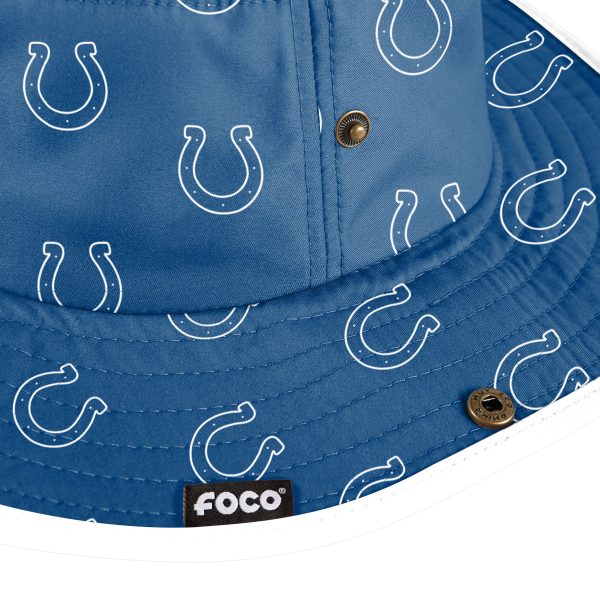 Indianapolis Colts NFL Womens Mini Print Hybrid Boonie Hat Online - Image 3