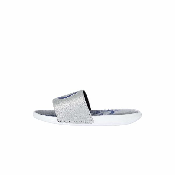 Indianapolis Colts NFL Womens Glitter Gel Slide Discount - Image 5