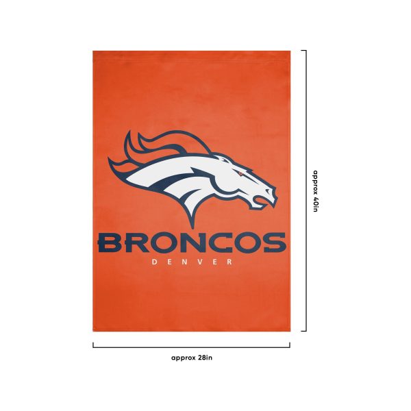 Denver Broncos NFL Solid Vertical Flag Online Hot Sale - Image 3
