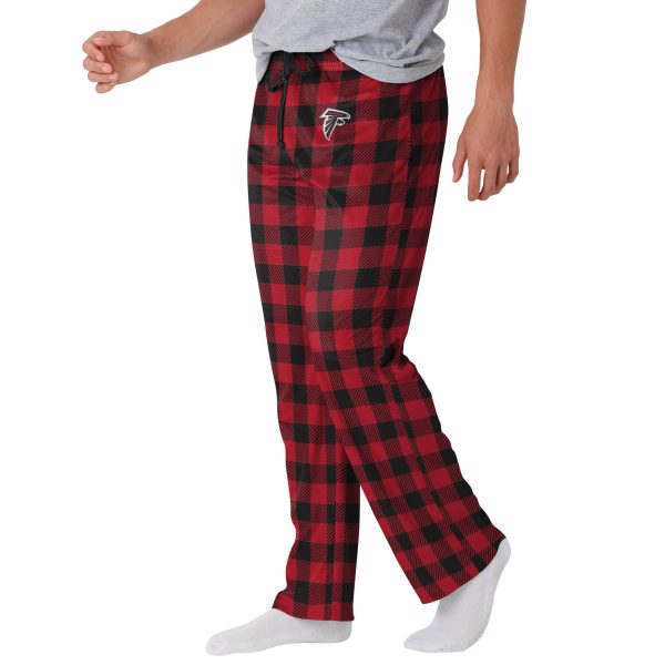 Atlanta Falcons NFL Mens Buffalo Check Lounge Pants For Sale