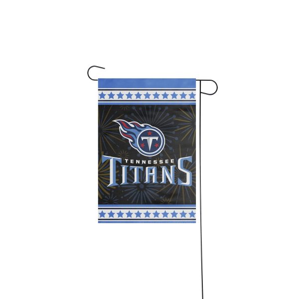 Tennessee Titans NFL Americana Garden Flag For Sale - Image 2