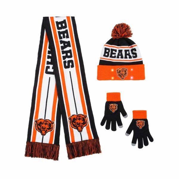 Chicago Bears NFL Snow Stealer Cold Weather Set Sale - Image 2
