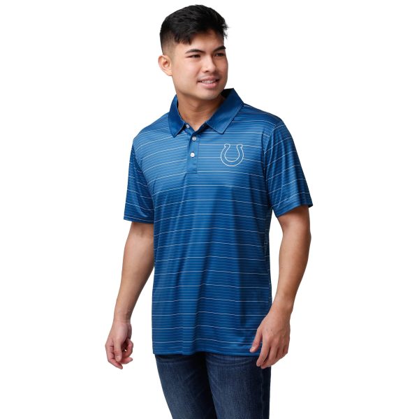 Indianapolis Colts NFL Mens Striped Polyester Polo Online