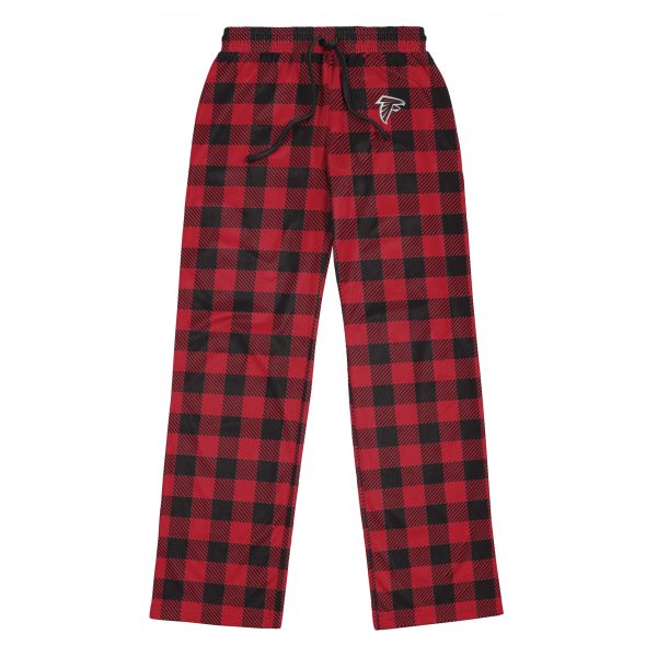 Atlanta Falcons NFL Mens Buffalo Check Lounge Pants For Sale - Image 4