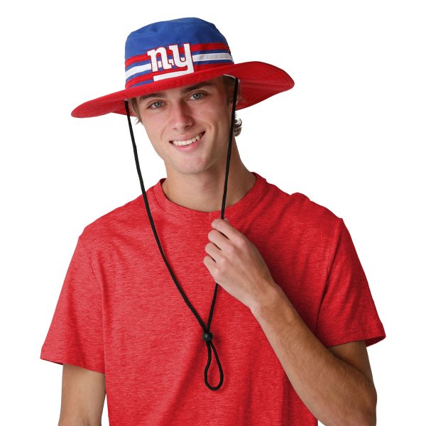 New York Giants NFL Team Stripe Boonie Hat Discount - Image 5
