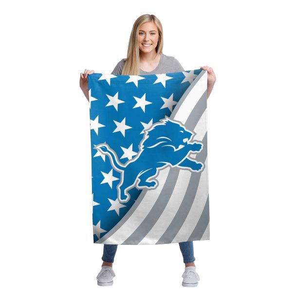 Detroit Lions NFL Americana Vertical Flag Online Sale - Image 2