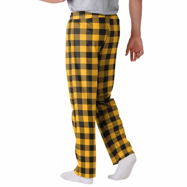 Pittsburgh Steelers NFL Mens Buffalo Check Lounge Pants Cheap - Image 2