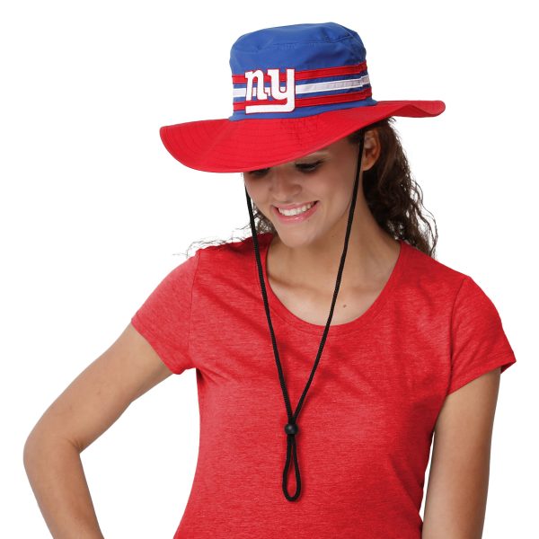 New York Giants NFL Team Stripe Boonie Hat Discount - Image 2
