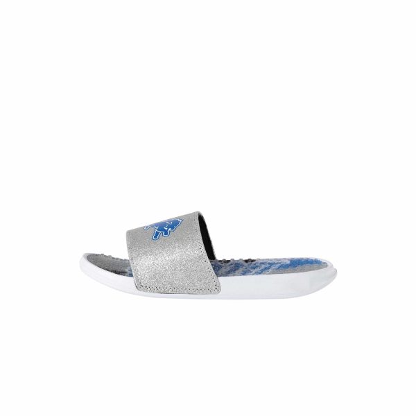 Detroit Lions NFL Womens Glitter Gel Slide Online Sale - Image 5