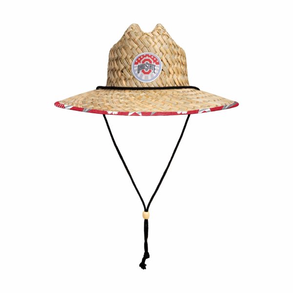 Ohio State Buckeyes NCAA Americana Straw Hat Sale - Image 3
