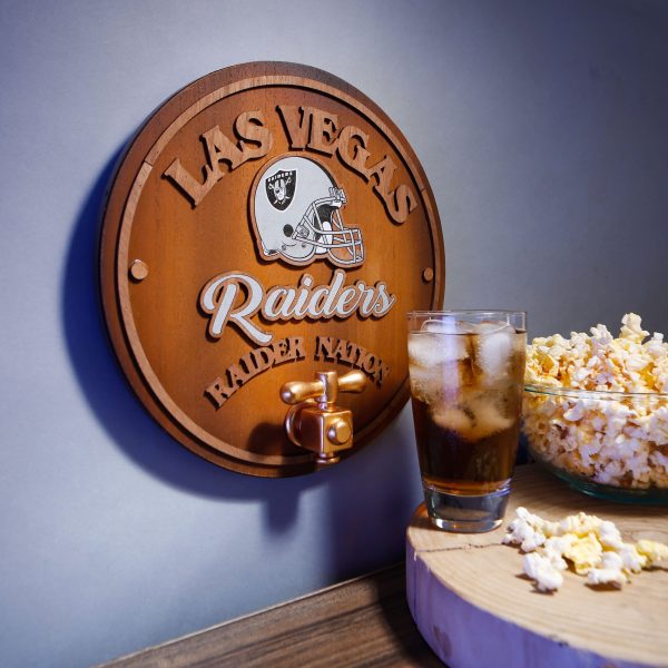 Las Vegas Raiders NFL Keg Tap Sign Supply - Image 3