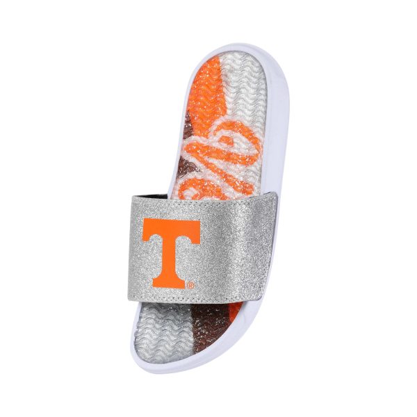 Tennessee Volunteers NCAA Womens Glitter Gel Slide For Sale - Image 2