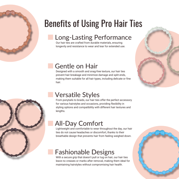 Forest Dawn Pack Hair Ties (8 Pack): Conquer Your Day with Earthy Elegance on Sale - Image 4